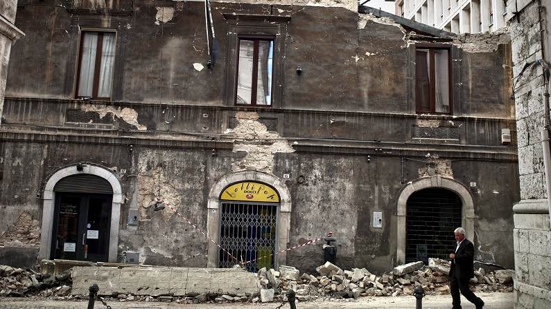 L'Aquila dopo il terremoto. Foto di Riccardo Venturi